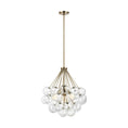 Load image into Gallery viewer, Bronzeville Three Light Pendant - Satin Brass Finish
