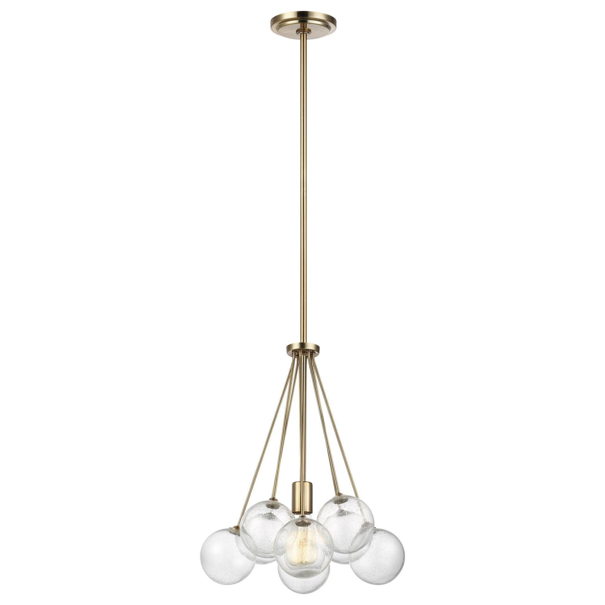 Bronzeville Pendant - Satin Brass Finish