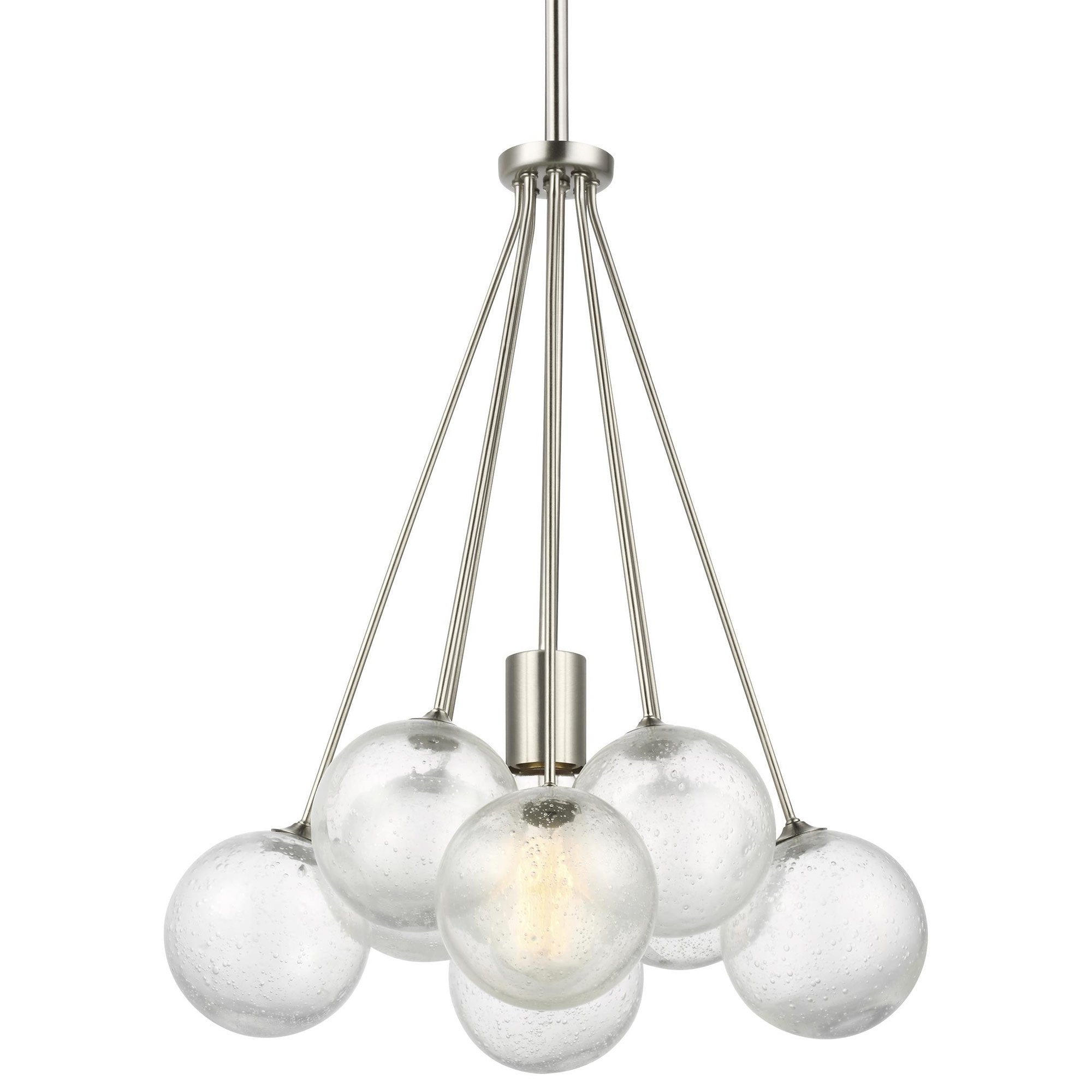 Bronzeville Pendant - Brushed Nickel Finish