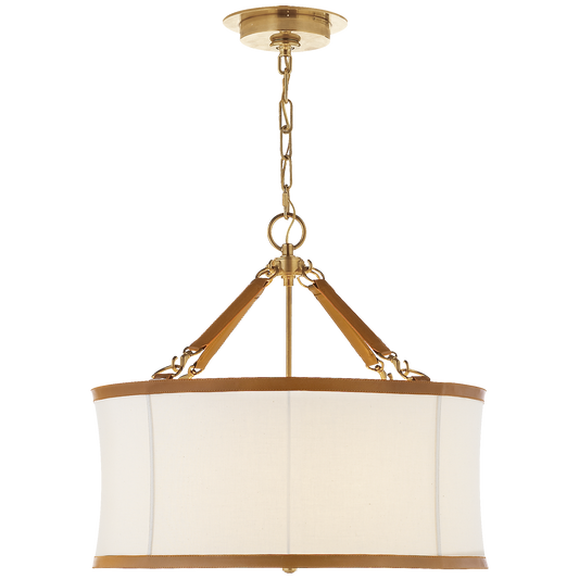 Broomfield Small Hanging Shade - Natural Brass Finish