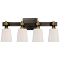 Load image into Gallery viewer, Bryant 4-Light Bath Vanity Sconce - Bronze/Hand-Rubbed Antique Brass Finish
