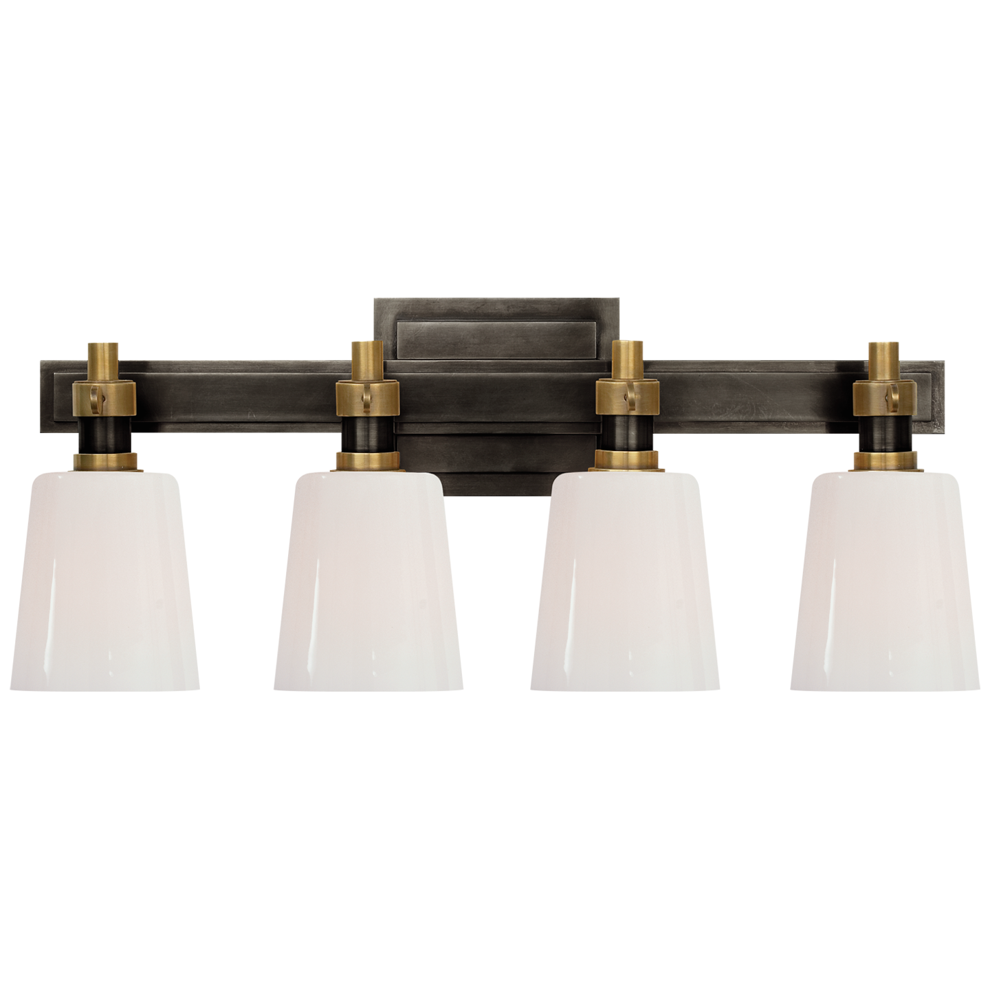 Bryant 4-Light Bath Vanity Sconce - Bronze/Hand-Rubbed Antique Brass Finish