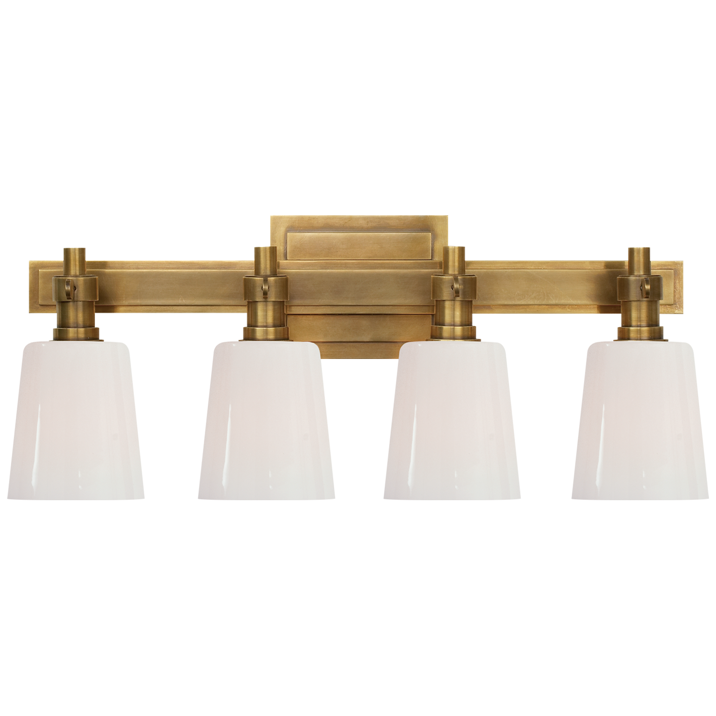 Bryant 4-Light Bath Vanity Sconce - Hand-Rubbed Antique Brass Finish