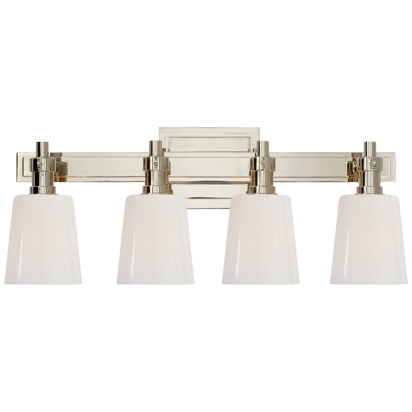 Bryant 4-Light Bath Vanity Sconce - Polished Nickel Finish