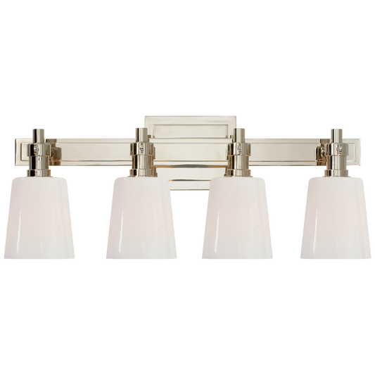 Bryant 4-Light Bath Vanity Sconce - Polished Nickel Finish