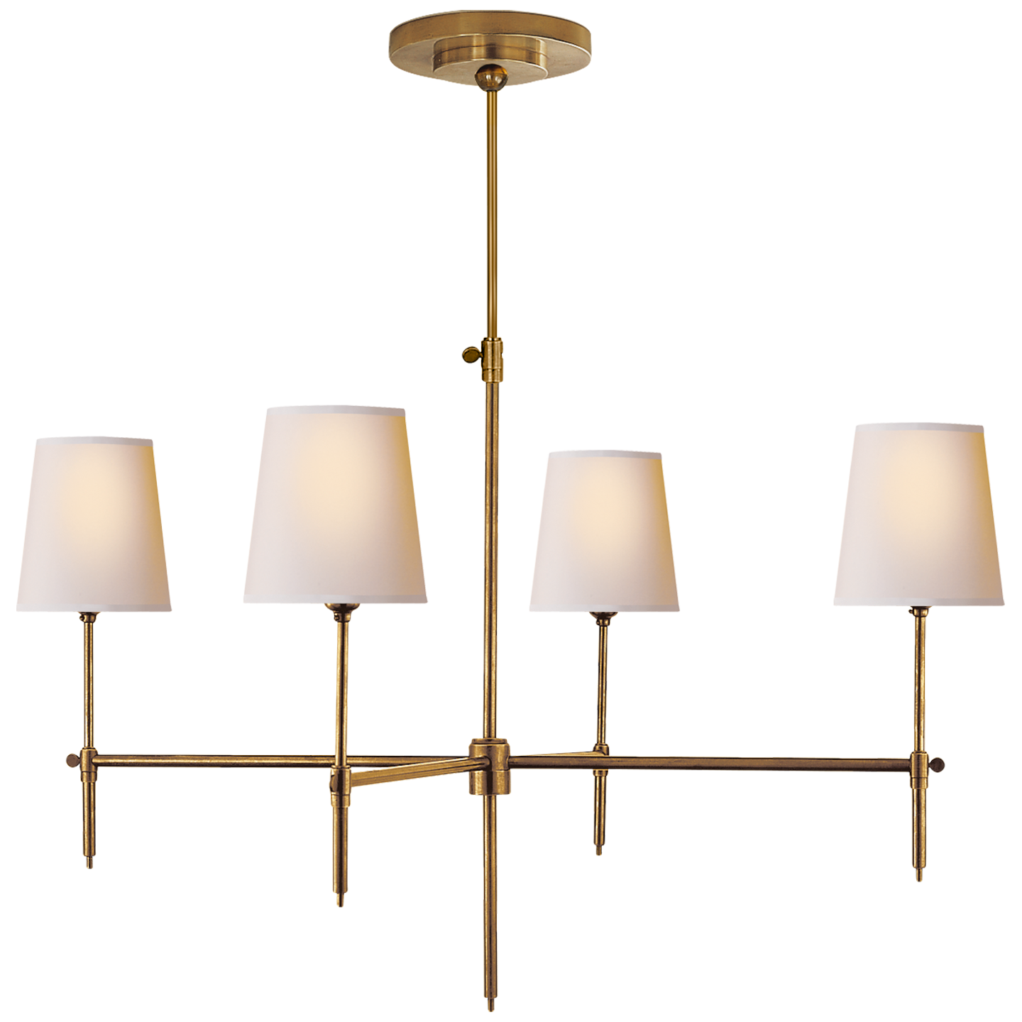 Bryant Large Chandelier - Hand-Rubbed Antique Brass