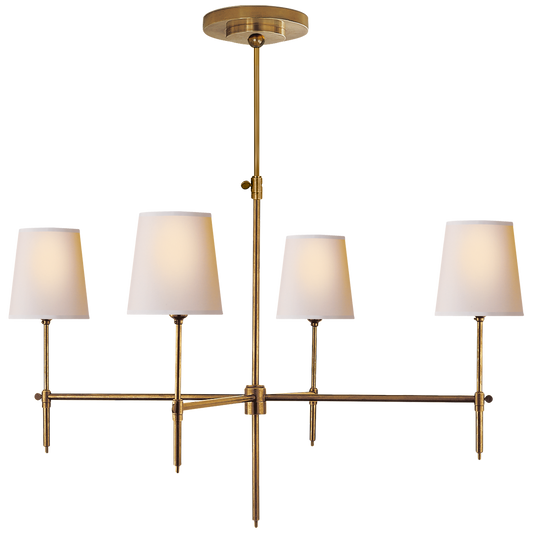 Bryant Large Chandelier - Hand-Rubbed Antique Brass