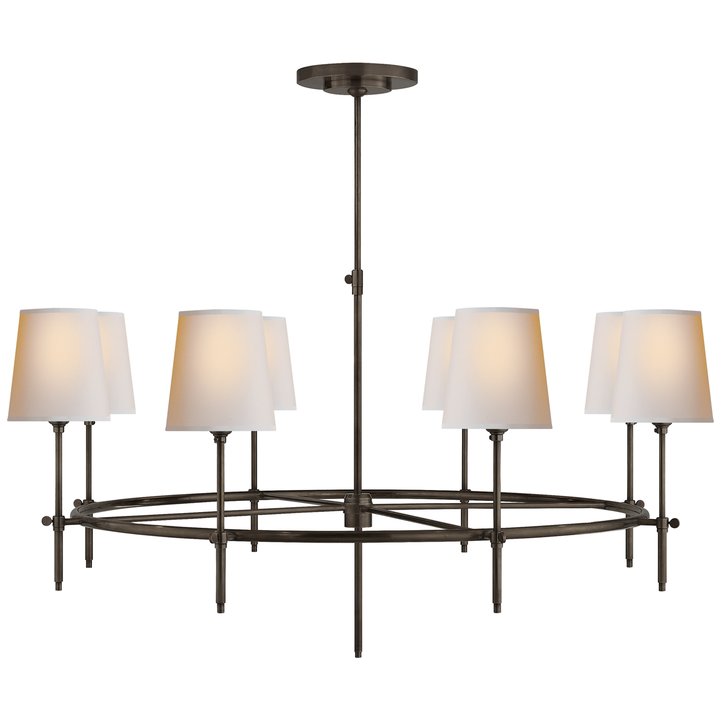 Bryant Large Ring Chandelier - Bronze