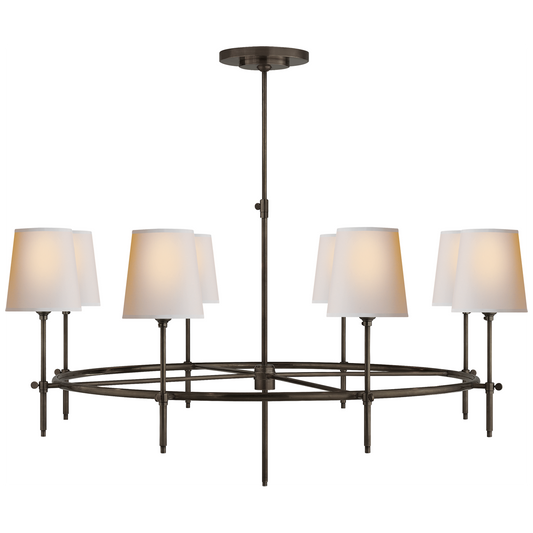 Bryant Large Ring Chandelier - Bronze