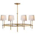 Load image into Gallery viewer, Bryant Large Ring Chandelier - Hand-Rubbed Antique Brass
