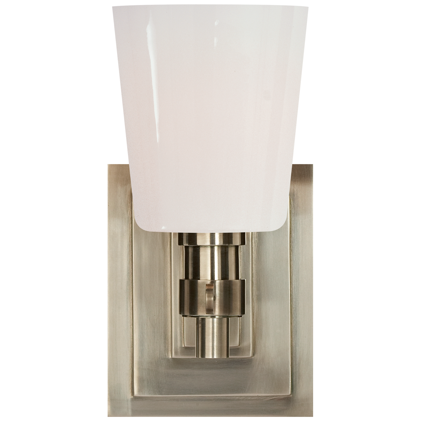 Bryant Single Bath Sconce - Antique Nickel Finish