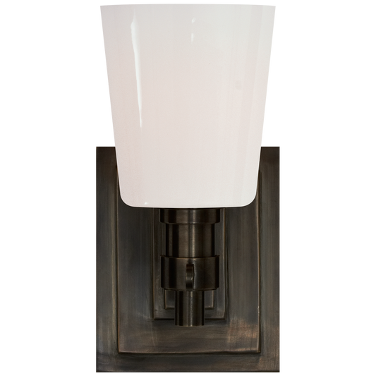 Bryant Single Bath Sconce - Bronze Finish