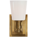Bryant Single Bath Sconce - Hand-Rubbed Antique Brass Finish
