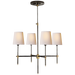 Bryant Small Chandelier - Bronze/Hand-Rubbed Antique Brass Finish