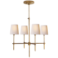 Load image into Gallery viewer, Bryant Small Chandelier - Hand-Rubbed Antique Brass Finish
