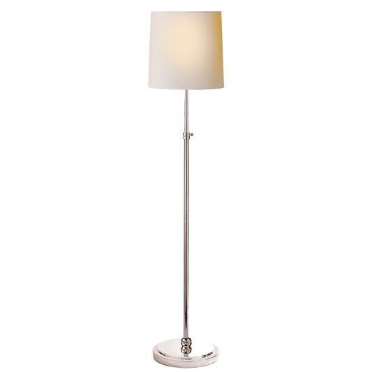 Bryant Floor Lamp - Polished Nickel