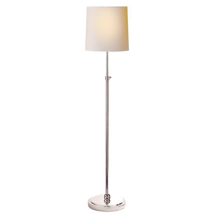Bryant Floor Lamp - Polished Nickel