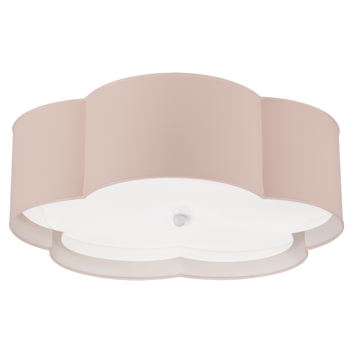 Bryce Large Flower Flush Mount - Pink/White