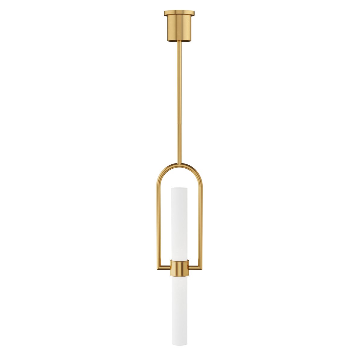 Calumn Pendant - Natural Brass Finish