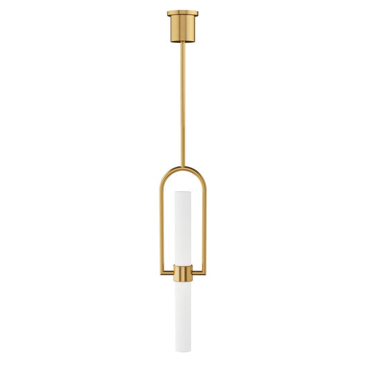 Calumn Pendant - Natural Brass Finish