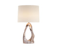 Load image into Gallery viewer, Cannes Table Lamp - Brushed Silver Leaf Finish
