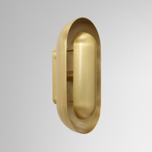 Capsule Wall Sconce - Gold Lacquered Finish