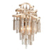 Chimera Large Wall Sconce - Silver Leaf Finish