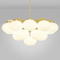 Load image into Gallery viewer, Cloudesley Large Chandelier - Satin Brass Finish
