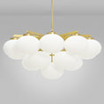 Load image into Gallery viewer, Cloudesley Large Chandelier - Satin Brass Finish
