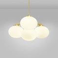 Load image into Gallery viewer, Cloudesley Small Chandelier - Satin Brass Finish
