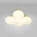 Cloudesley Small Chandelier - Satin Brass Finish