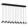 Load image into Gallery viewer, Cupola 18-Light Linear Chandelier - Nightshade Black Finish
