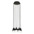 Load image into Gallery viewer, Cupola 8-Light Chandelier - Nightshade Black Finish
