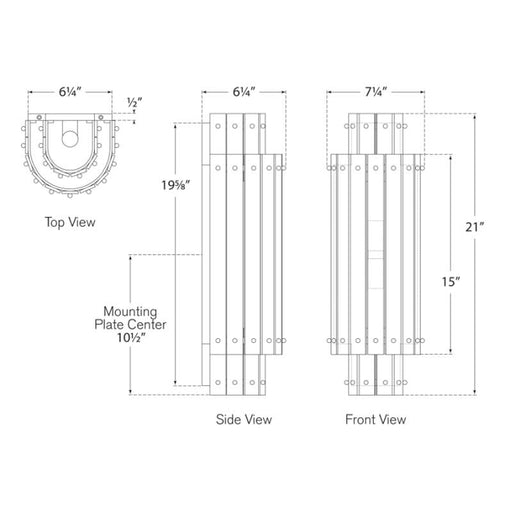 Cadence Large Tiered Sconce by Visual Comfort Signature