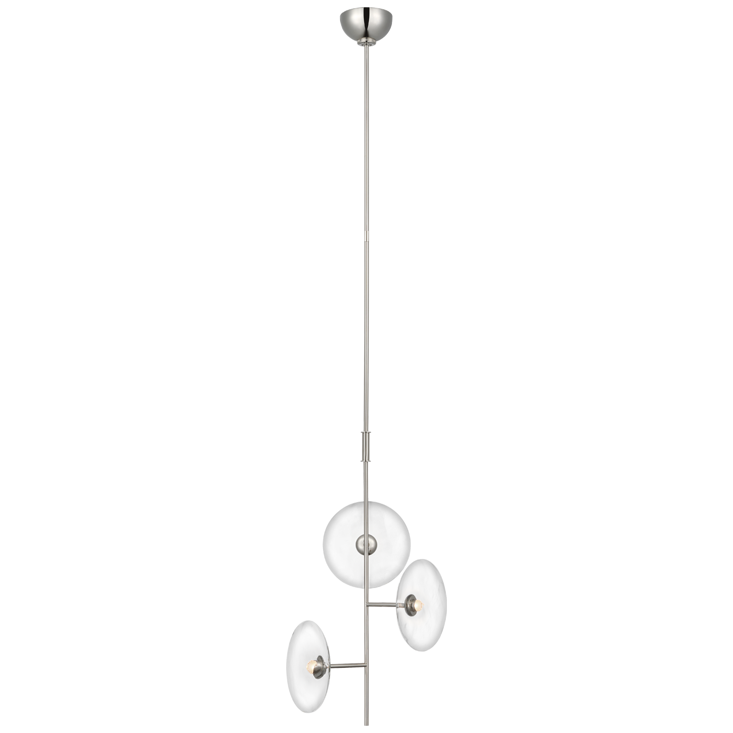 Calvino Mini Pendant Polished Nickel