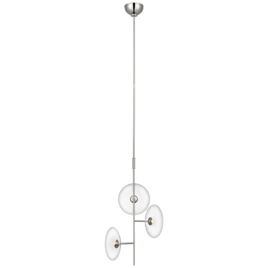 Calvino Mini Pendant Polished Nickel