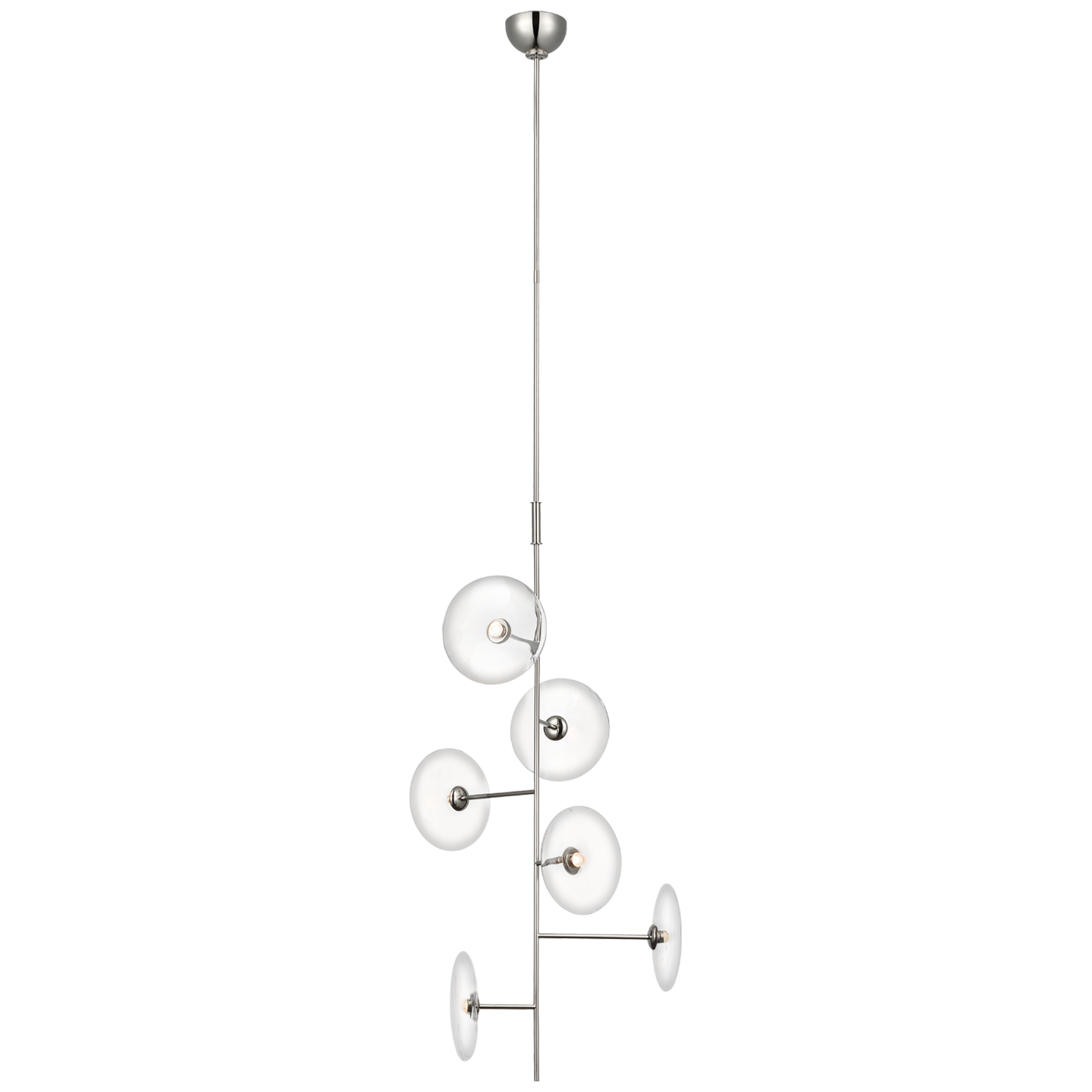 Calvino Small Pendant Polished Nickel