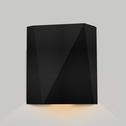 Calx Downlight Outdoor LED Wall Sconce - Textured Black Finish