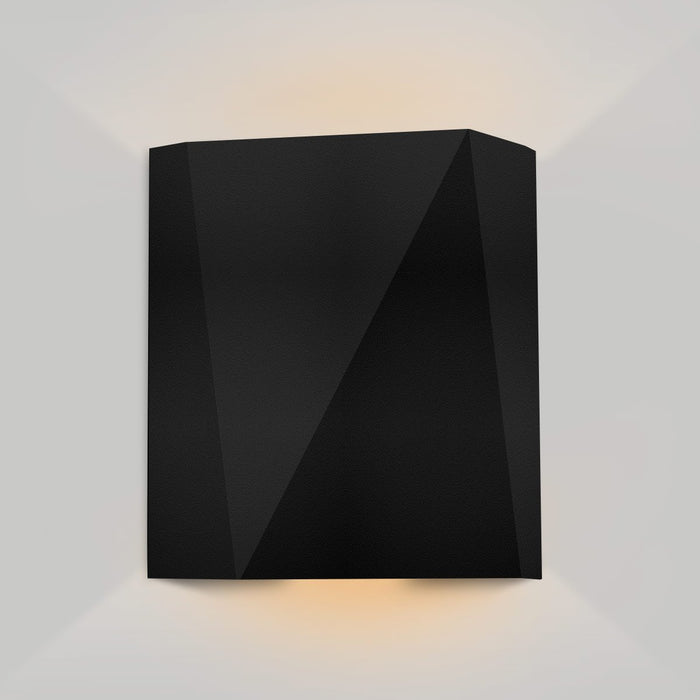 Calx Up/Downlight Outdoor LED Wall Sconce - Textured Black Finish