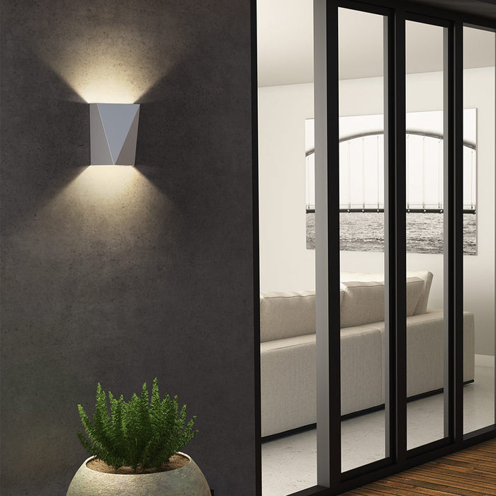 Calx Up/Downlight Outdoor LED Wall Sconce - Display