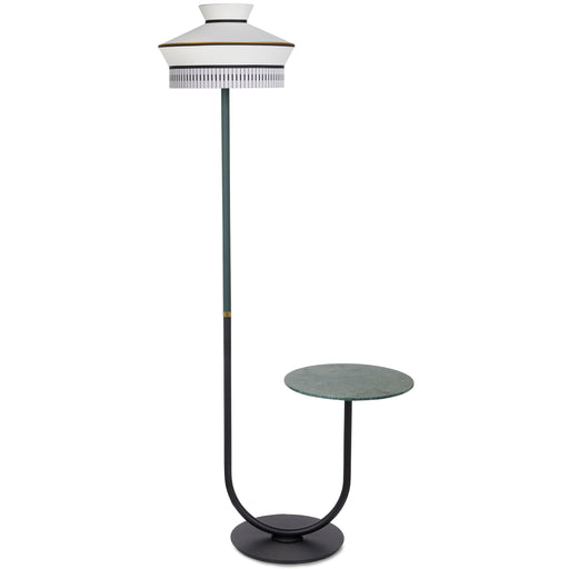 Calypso Floor Lamp with Table - Building Multi Finish
