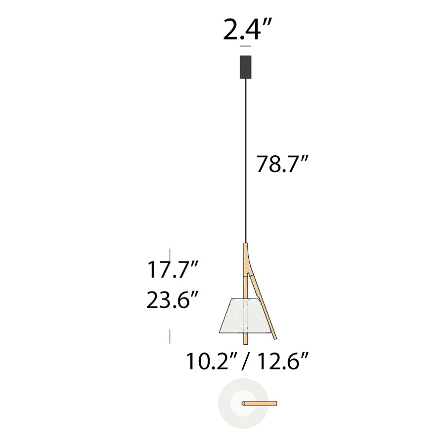 Cambo LED Pendant  - Diagram