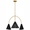 Load image into Gallery viewer, Cambre LED Chandelier - Midnight Black
