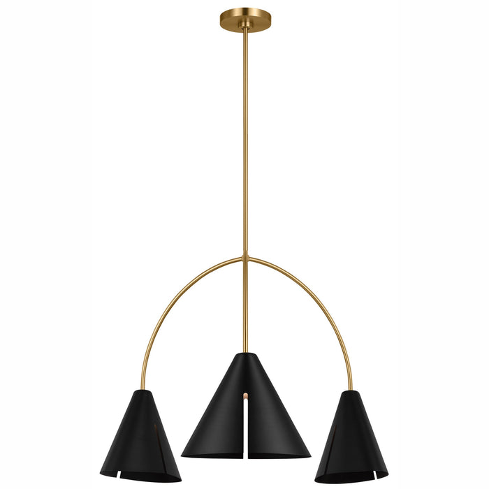 Cambre LED Chandelier - Midnight Black