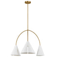 Load image into Gallery viewer, Cambre LED Chandelier - Matte White
