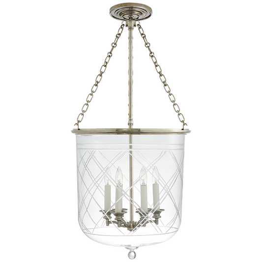 Cambridge Large Smoke Bell Pendant - Butler's Silver