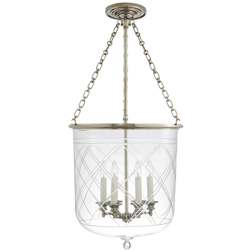 Cambridge Large Smoke Bell Pendant - Butler's Silver