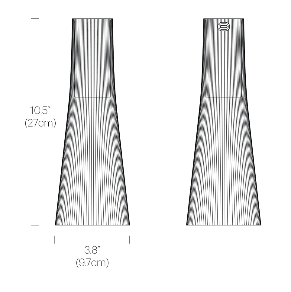 Candel LED Table Lamp - Diagram