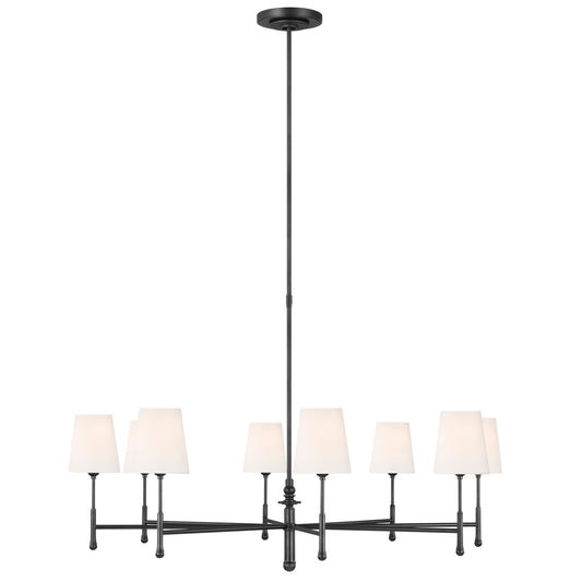 Capri Large Chandelier - Aged Iron Finish