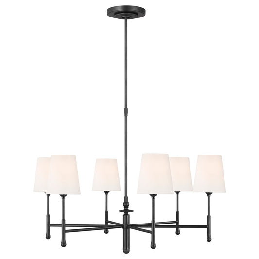 Capri Medium Chandelier - Aged Iron Finish